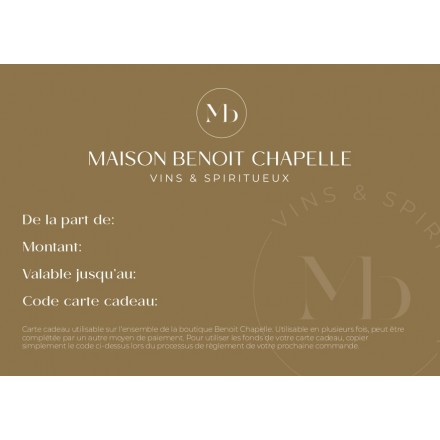 La carte cadeau